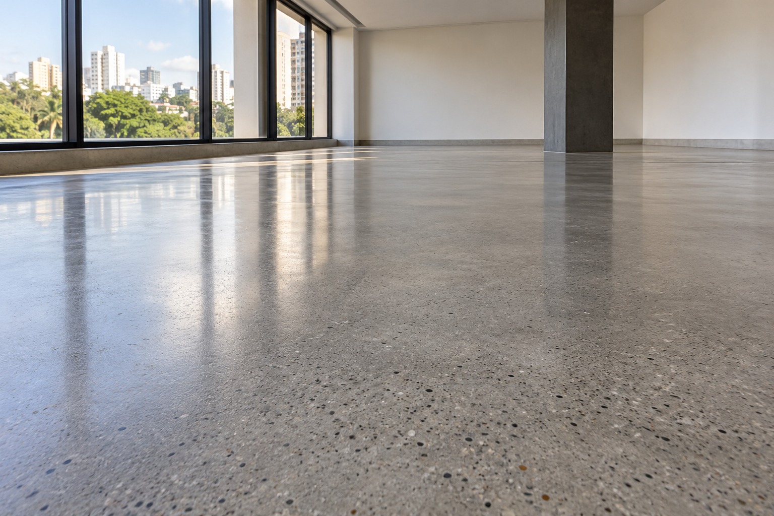 Reflecto Pisos - Como Escolher o Brilho do Concreto Polido?