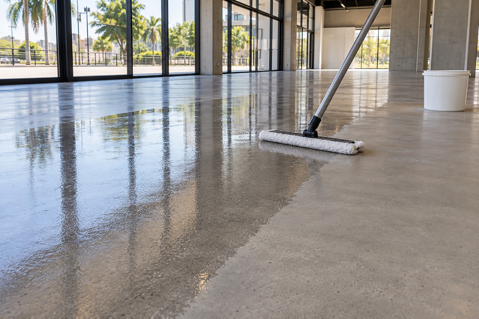 Reflecto Pisos - Concreto Polido: Selador ou Endurecedor?