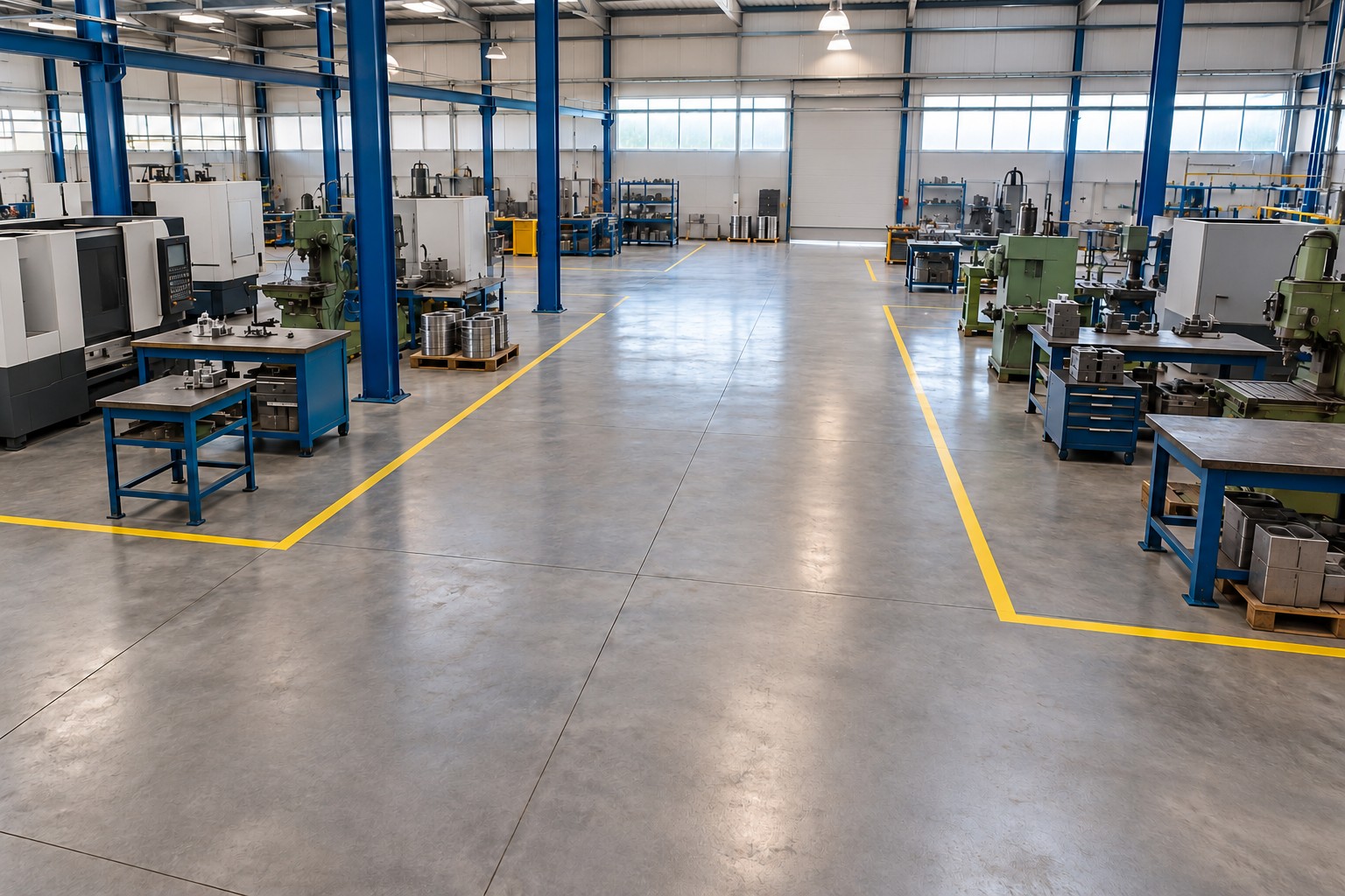 Reflecto Pisos - Demarcação de Áreas de Produção Industrial