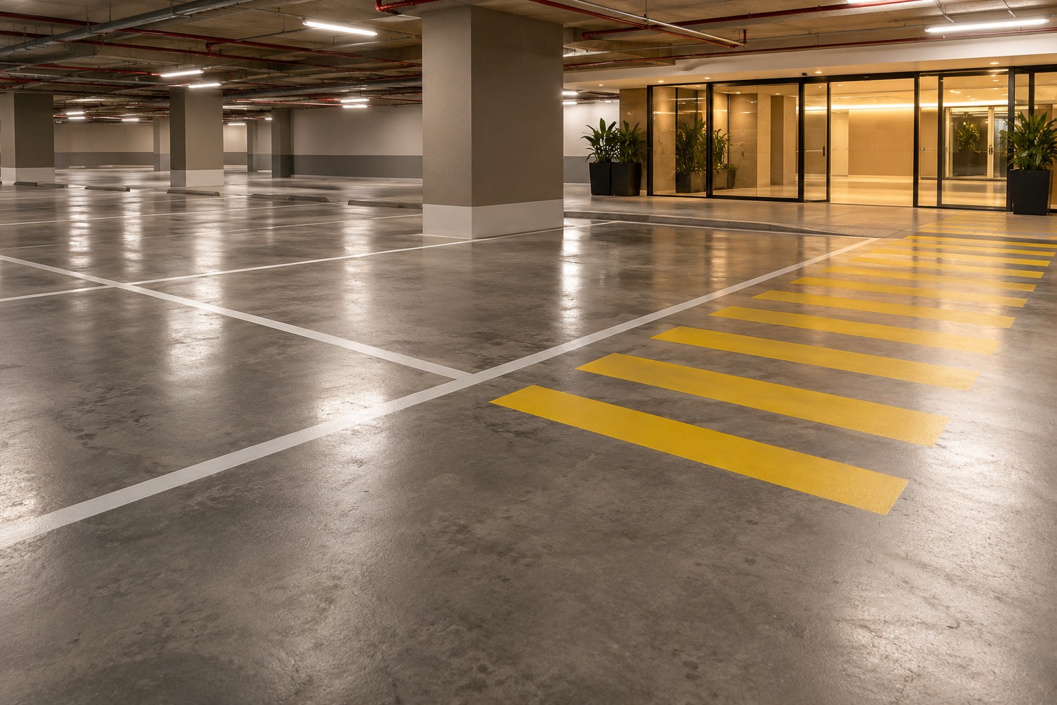 Reflecto Pisos - Demarcação de Pisos para Shopping Centers