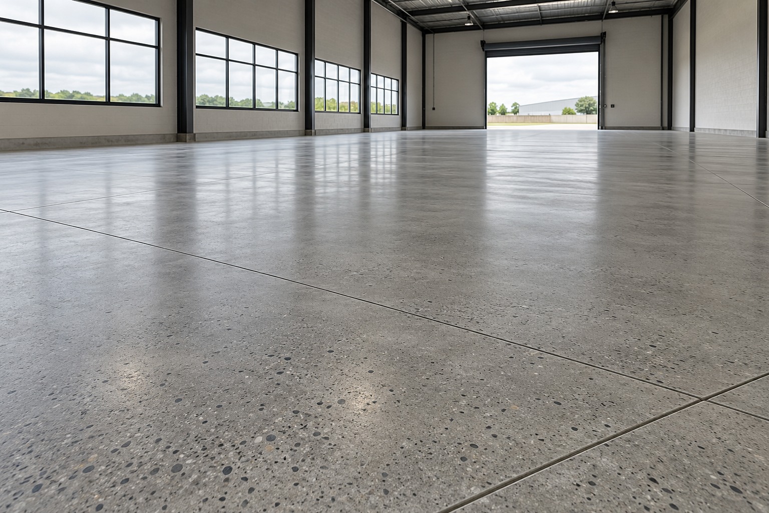Reflecto Pisos - Lapidação de Piso de Concreto com Acabamento Fosco