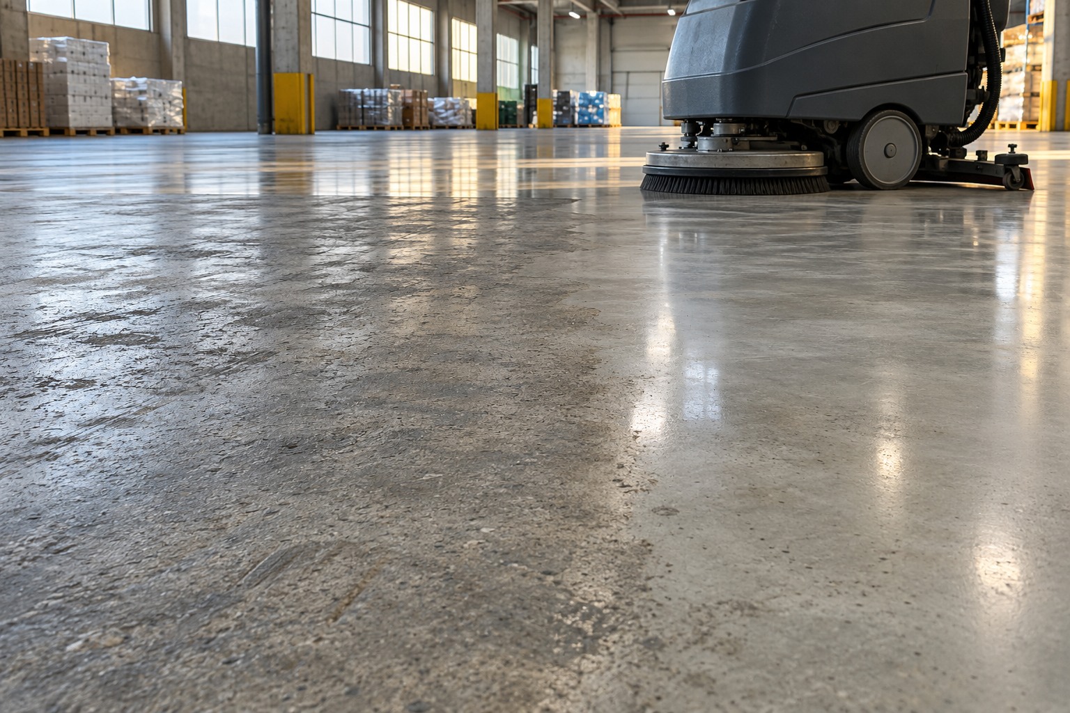 Reflecto Pisos - Limpeza ou Revitalização de Piso de Concreto?