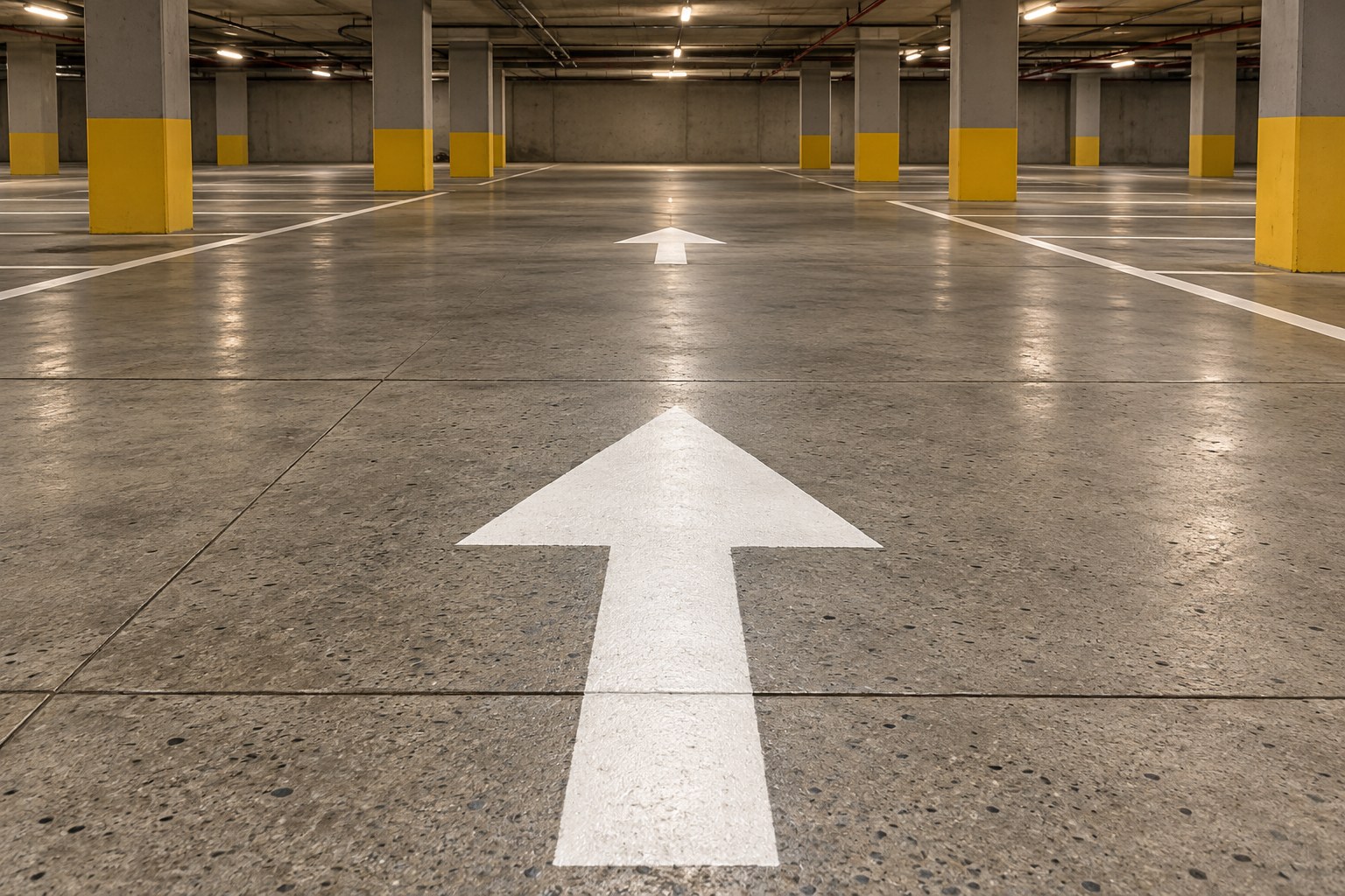 Reflecto Pisos - Pintura de Setas para Estacionamentos