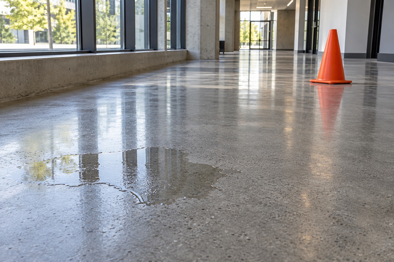 Reflecto Pisos - Piso de Concreto Polido é Escorregadio?