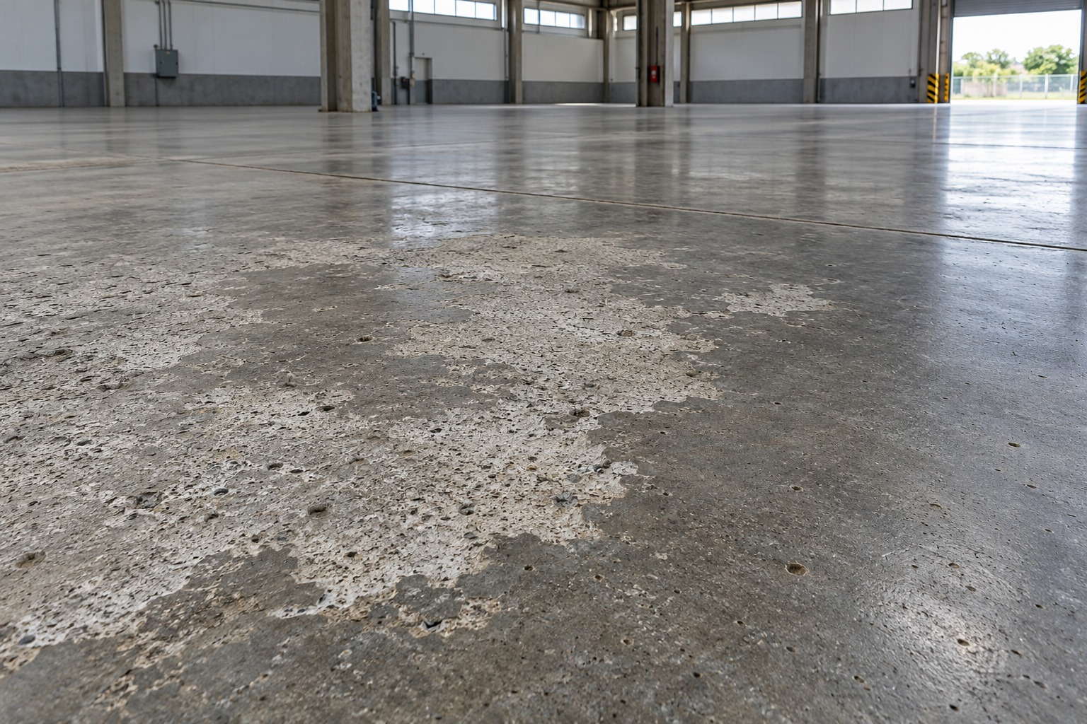 Reflecto Pisos - Piso Industrial com Ataque Químico: Pode Lapidar?