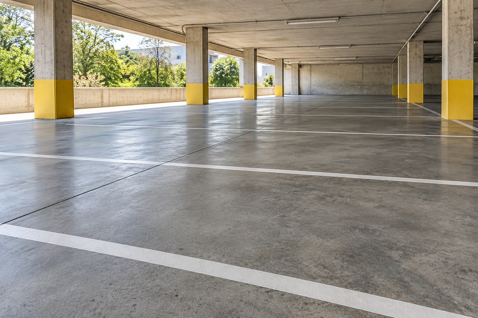 Reflecto Pisos - Revitalização de Piso de Estacionamento